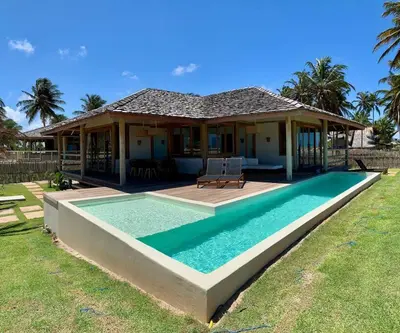 A piscina em ou perto de Casa do vento - Ilha do Guajiru