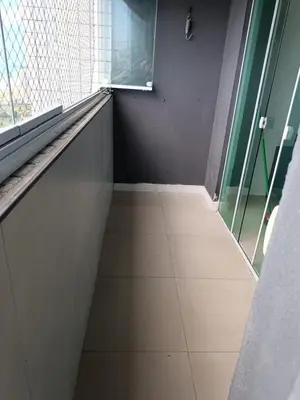 Uma casa de banho em Apartamento com vista para o Mar