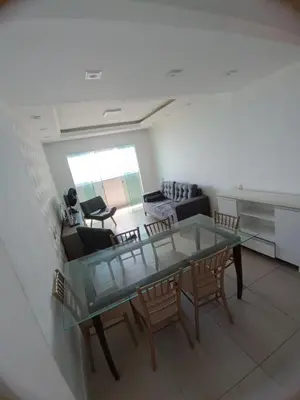 Uma área de estar em Apartamento com vista para o Mar