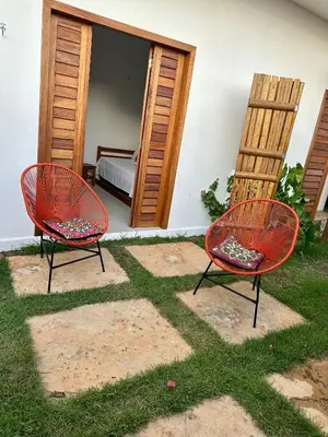 Um jardim no exterior de Kza da Paty Preá Ben