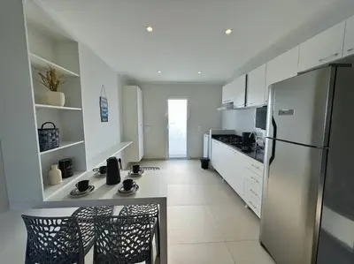 A cozinha ou kitchenette de Canoa Quebrada, CE