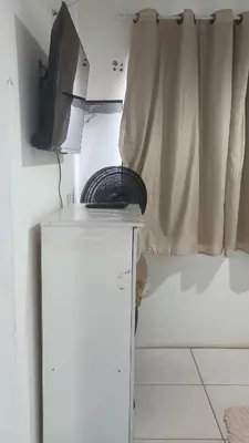 A cozinha ou kitchenette de Chalé Rústico Fortaleza