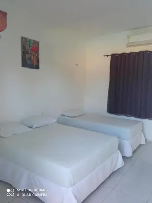 Uma cama ou camas num quarto em Casa hóspedes Dferiasicaraizinho