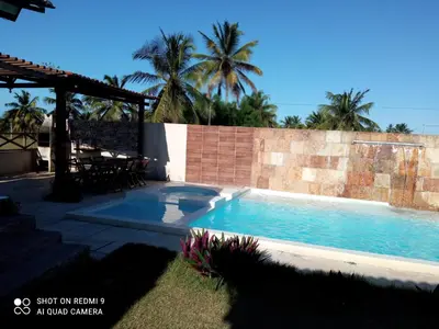A piscina em ou perto de Casa hóspedes Dferiasicaraizinho