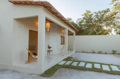 O edifício onde a casa de férias está situado