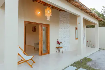 O edifício onde a casa de férias está situado