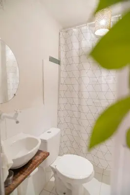 Uma casa de banho em Chalé dos Ventos Preá - CE