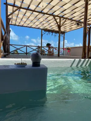A piscina em ou perto de Praia da Baleia Vista Mar
