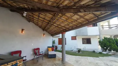 O edifício onde a casa de férias está situado
