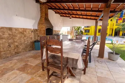 A piscina em ou perto de Casa de Imperator