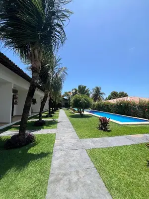 A piscina em ou perto de Bosque Cumbuco Pousada