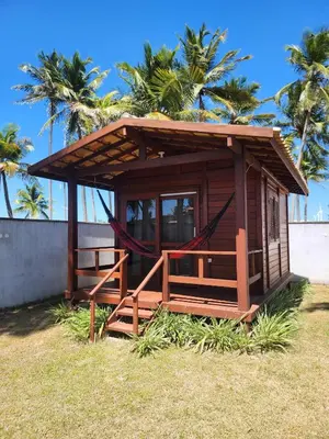 Um jardim no exterior de Vila do Rico