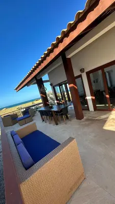 Uma varanda ou terraço em DUPLEX TAIBA BEACH RESORT