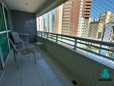 Uma varanda ou terraço em Beach Class Fortaleza by Holiday Stays