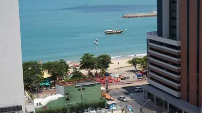 Uma vista do mar geral ou uma vista do mar a partir do aparthotel