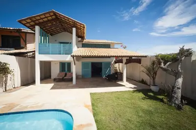 A piscina em ou perto de Casa encantadora com Vista Mar na Caponga