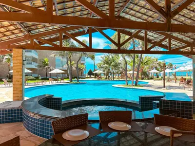 A piscina em ou perto de Porto das Dunas - Apê na Areia com Vista Espetacular, ideal para Famílias