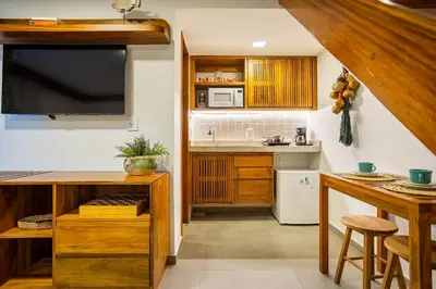 A cozinha ou kitchenette de Arara House • Hospedagem Premium em Jeri