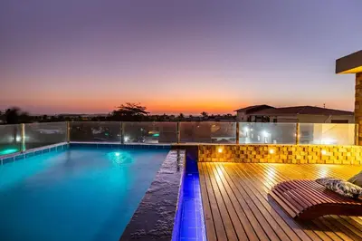 A piscina em ou perto de Arara House 3 • Conforto em Jeri