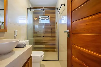 Uma casa de banho em Arara House 2 • Charme e Tranquilidade