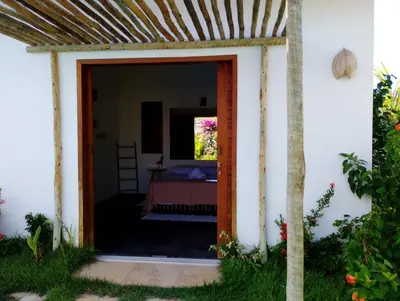 Um jardim no exterior de Villa Bôa Viagem