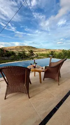 Paisagem natural perto da casa de férias