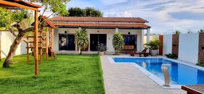 A piscina em ou perto de Lazer Paracuru