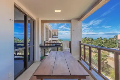 Uma varanda ou terraço em Wai Wai #H308 - Praia do Cumbuco por Carpediem