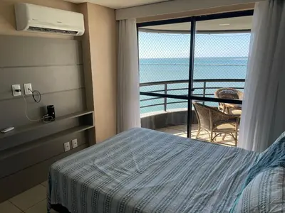 Uma cama ou camas num quarto em Apart Iate Plaza