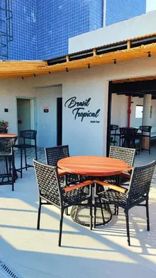 O edifício onde o aparthotel está situado