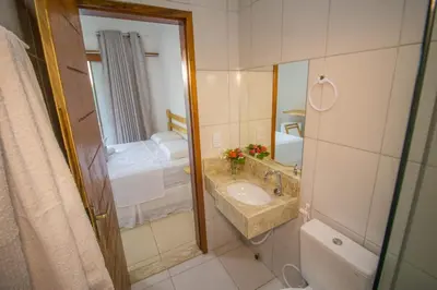 Uma casa de banho em Villa Coco Beach Preá