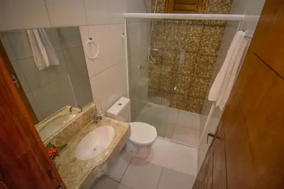 Uma casa de banho em Villa Coco Beach Preá