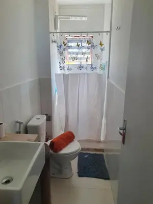 Uma casa de banho em Casa de praia do Zeca