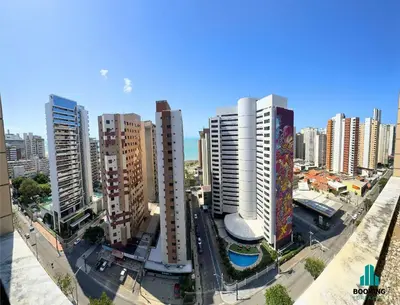Uma vista geral de Fortaleza ou a vista da cidade a partir do apartamento