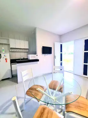 A cozinha ou kitchenette de Brisa do Preá- 700m da Praia do Preá -12km de Jeri