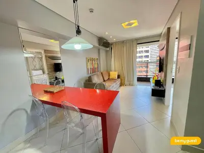 Uma área de estar em Landscape melhores apartamentos da Beira Mar