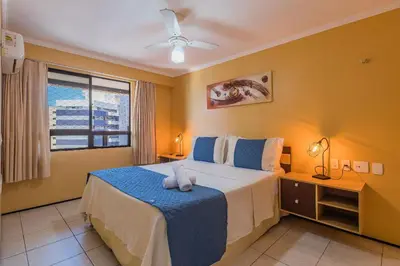 Uma cama ou camas num quarto em Alta Vista #2005 - Apto em Fortaleza by Carpediem