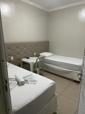 Uma cama ou camas num quarto em PRINCESA HOTEL Russas
