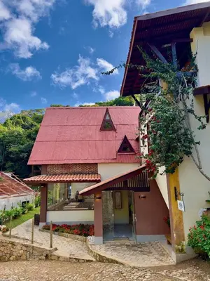 O edifício onde a estalagem está situado