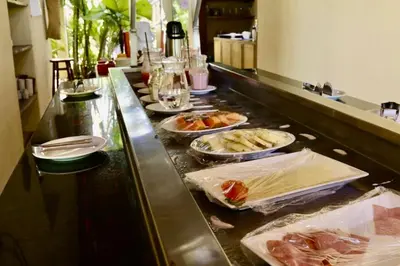 Refeições no hotel ou nas proximidades