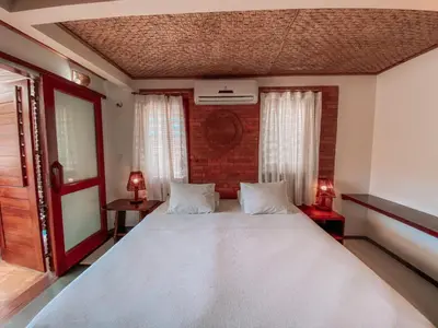 Uma cama ou camas num quarto em Hotel Zapata