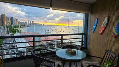 Uma varanda ou terraço em Beira Mar-Iate Plaza
