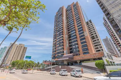 O edifício onde o apartamento está situado