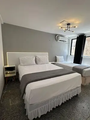 Uma cama ou camas num quarto em 205 Atlântico Residence Vista Mar