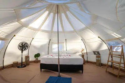 A planta de VentoVinte Beach Club Tents
