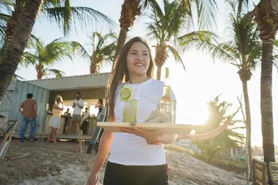 A planta de VentoVinte Beach Club Tents