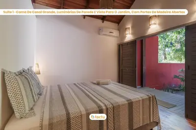 A planta de Casa Manga: Paraíso Luxuoso com Piscina Privativa