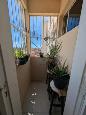 Uma varanda ou terraço em Cobertura Praia do Futuro