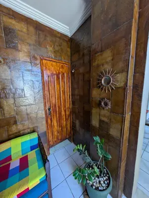 Uma cama ou camas num quarto em Cobertura Praia do Futuro