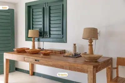A planta de Vista mar na Casa Javali em Fortim